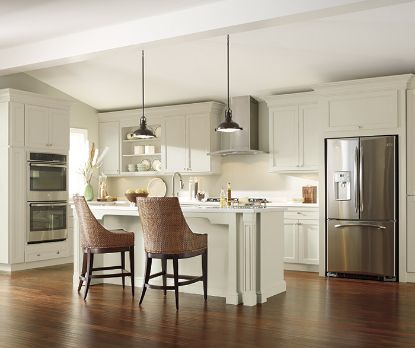 Picture of OFF WHITE CASUAL KITCHEN CABINETS