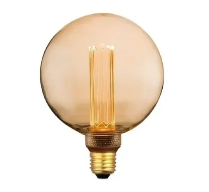 Picture of LED FILAMENT 7.5 W G125 Type B22/E27 CLEAR/AMBER LAMP