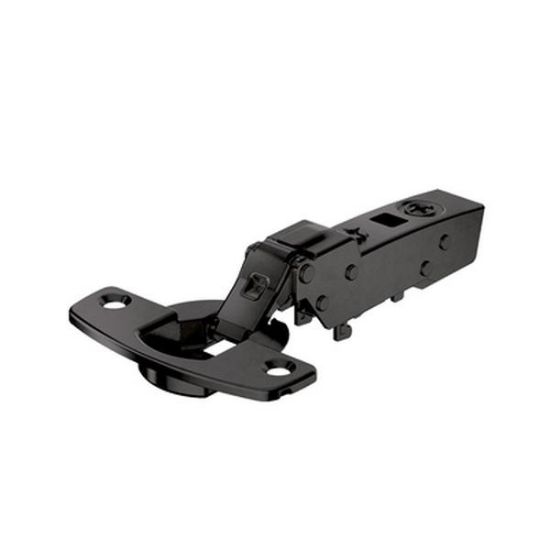 Picture of Hettich Obsidian Black Sensys 8646i Hinge - Base 3 (Crank 9.5°); Opening angle 110°