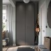 Picture of FORSAND Door with hinges, dark gray, 19 1/2x90 3/8 "