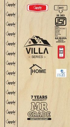 Picture of Apple Villa MR Grade 8 ft x 4 ft Plywood - 6 mm