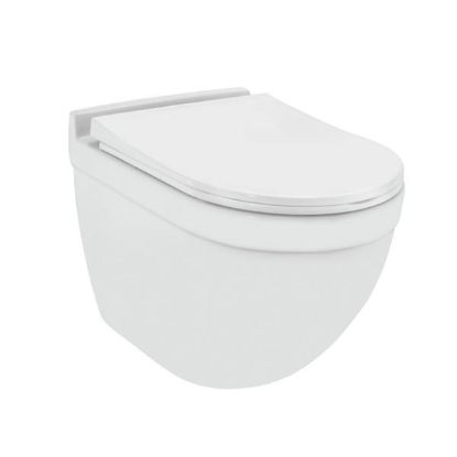 Picture of SLS-WHT-6953BIPPSM Rimless Wall Hung Water Closet - 520x400x375 mm