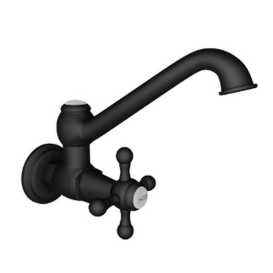 Picture of QQT-BLM-7347 Black Matt Sink Tap