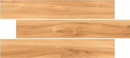 Picture of Beige Brich Wood 1200x200 mm Grestek Carving Finish GVT Tile - 10.5 mm