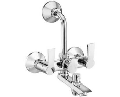 Picture of SYWM104* Bathsense Series Spry Wall Mixer 3 In 1 With Provision For Telephonic Shower & Overhead Shower With Bend Pipe