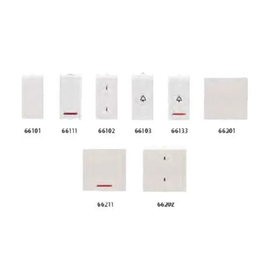 Picture of Anchor Roma 10AX 1 Module 1 Way White Switch, 66101, (Pack of 20)