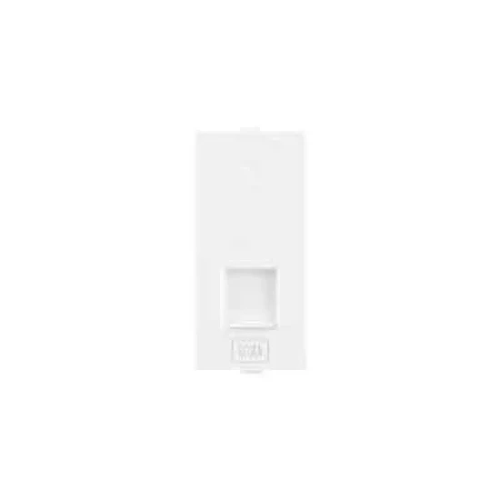Picture of Anchor Roma Classic 1 Module RJ11 White Single Telephone Jack with Shutter, 20857