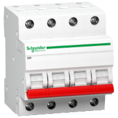 Picture of Schneider Electric Pack of 3 Isolator SW 4P 40A 415VAC SKU - AECMCB-A9KS15440BQ