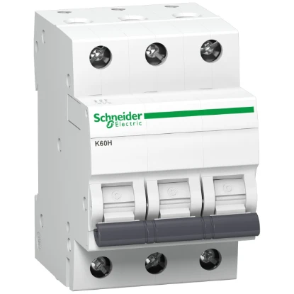 Picture of schneider electric Pack of 4 MCB K60H 3P 63A C 10kA
