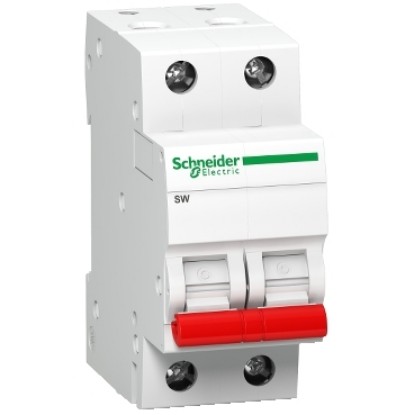 Picture of Schneider Electric Pack of 6 Isolator SW 2P 40A 415VAC SKU-AECMCB-A9KS15240BQ