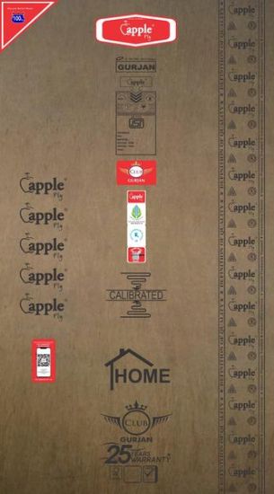 Picture of Apple AAA Club Plus BWP Grade 8 ft x 4 ft Plywood - 6 mm