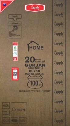 Picture of Apple Villa Plus BWP Grade 8 ft x 4 ft Plywood - 4 mm