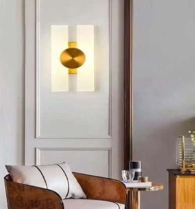 Picture of Light Casa LED D180 H350 LCWLB9526 METAL + ACRALYC BRASS + FROSTED
