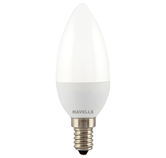 Picture of HAVELLS , LED ADORE 2.8 W B22/E14/E27 WW/CDL CANDLE LAMP			