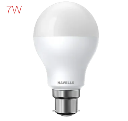 Picture of Havells Adore Plus 7 B22/W E27 CDL  LED Lamp, Warm White		