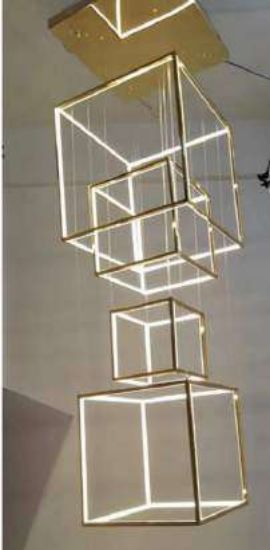 Picture of Mascon LED D1000+800+600+400 70424 METAL GOLD