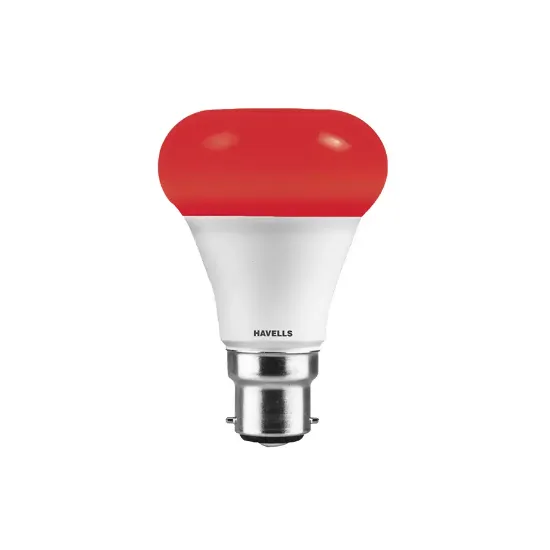 Picture of Havells LED ROJO 3 W B22 RED/BLUE/GREEN/YELLOW/PINK LAMP