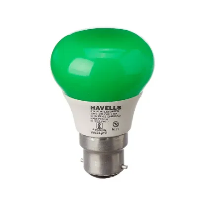 Picture of Havells LED ROJO 3 W B22 RED/BLUE/GREEN/YELLOW/PINK LAMP