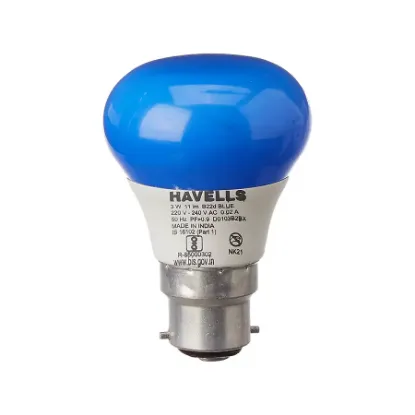 Picture of Havells LED ROJO 3 W B22 RED/BLUE/GREEN/YELLOW/PINK LAMP