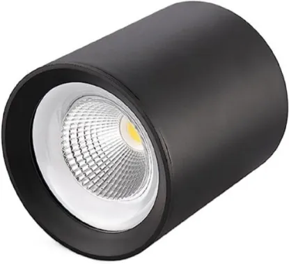 Picture of Havells , LED FLOURES SURFACE SPOT BLK 12 W 3000 K	