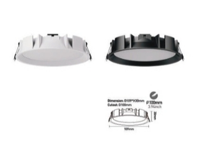 Picture of NEXIA COS DOWNLIGHT ALT0082 8W CCT WH/WW/NW D 109 X H 30MM 800LM 38*  BLACK / WHITE