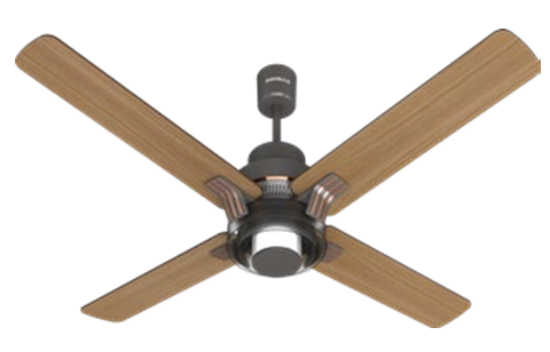 Picture of Havells Florette Underlight CCT, 1320 mm Ceiling Fan, Smoke Brown Wood