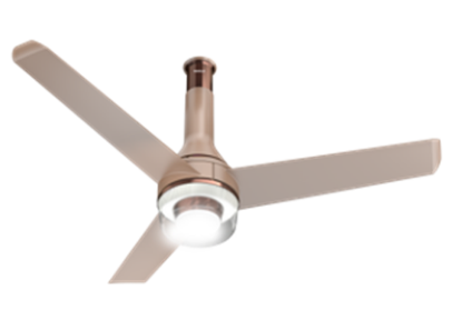 Picture of Havells Crista BLADC Underlight CCT, 1200 mm Ceiling Fan, Champagne Cola colour