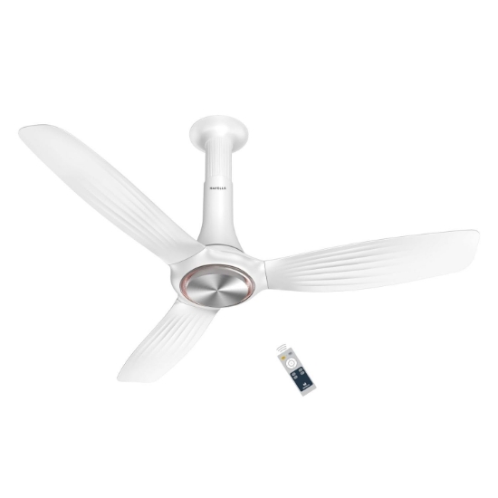 Picture of Havells Inox Underlight CCT, 1200 mm Ceiling Fan, Pearl White colour