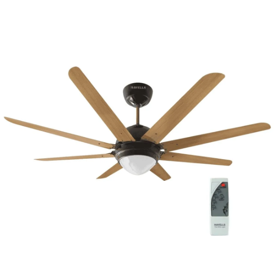 Picture of Havells Octet U/L, 1320 mm Ceiling Fan, Walnut-Black Nickel Colour 