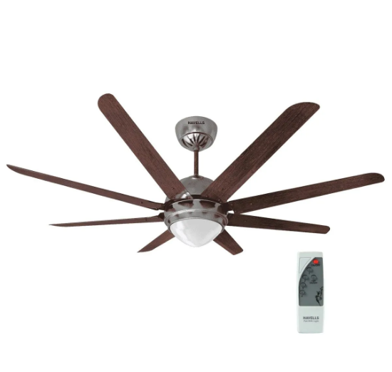 Picture of Havells Octet U/L, 1320 mm Ceiling Fan, Wenge Brushed Nickel Colour 