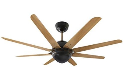 Picture of Havells Octet, 1320 mm Ceiling Fan, Black Nickel Walnut Colour 