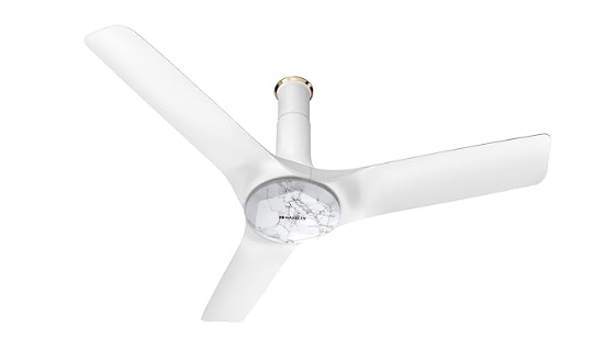 Picture of Havells Stealth Neo Wood ES, 1200 mm Ceiling Fan, Marble Pearl White Colour 