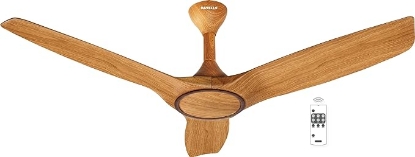 Picture of Havells Stealth Wood I & ES, 1200 mm Ceiling Fan, Pinewood Cola Chrome Colour 