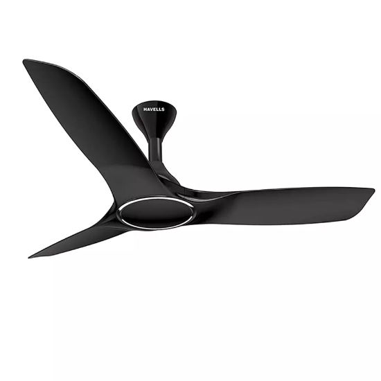 Picture of Havells Stealth Air ES, 900 mm Ceiling Fan, Metallic Black Colour 