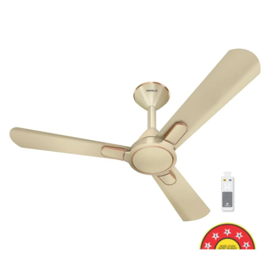 Picture of Havells Bianca BLDC, 1200 mm Ceiling Fan, Gold Mist Colour 