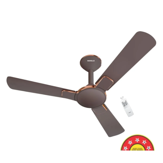 Picture of Havells Enticer BLDC, 1200 mm Ceiling Fan, Espresso Brown Lt. Copper Colour 