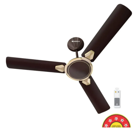 Picture of Havells Equs BLDC, 1200 mm Ceiling Fan, Smoke Brown Colour 