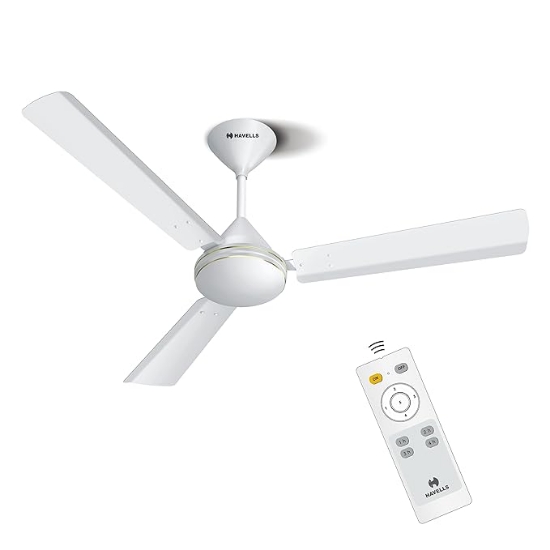 Picture of Havells Efficiencia Prime BLDC, 1200 mm Ceiling Fan, White Colour 