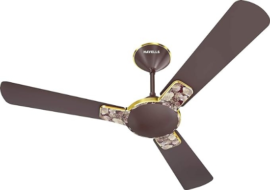 Picture of Havells Enticer Art ES : Nature Series, 1200 mm Ceiling Fan, Flora Espresso Brown Colour 