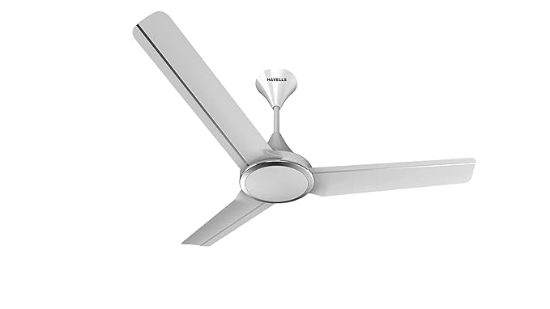 Picture of Havells Trinity ES, 1200 mm Ceiling Fan, Pearl White Chrome Colour 