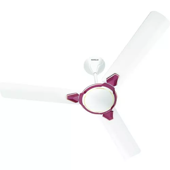 Picture of Havells Equs ES, 1200 mm Ceiling Fan, White Maroon Colour 