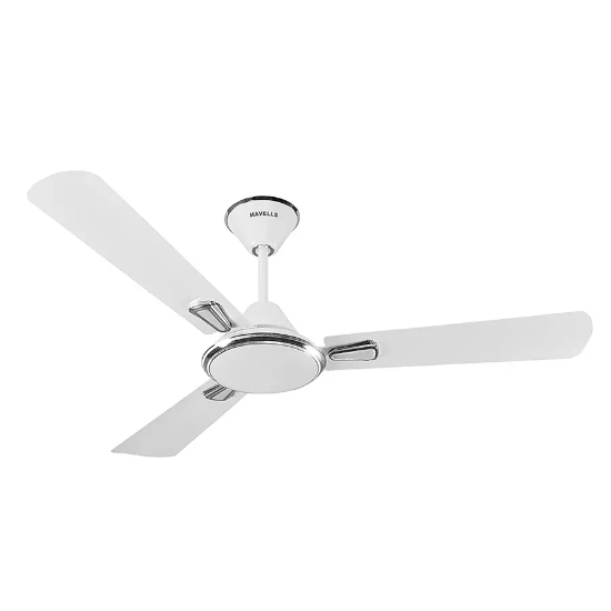 Picture of Havells Festiva ES, 1200 mm Ceiling Fan, Pearl White Silver Colour 