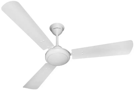 Picture of Havells SS 390 Metallic ES, 1200 mm Ceiling Fan, Pearl White Silver Colour 