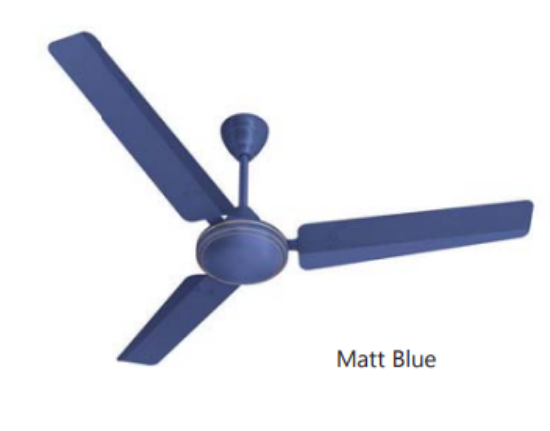 Picture of Havells Thrill Air ES, 1200 mm Ceiling Fan, Matt Blue Colour 