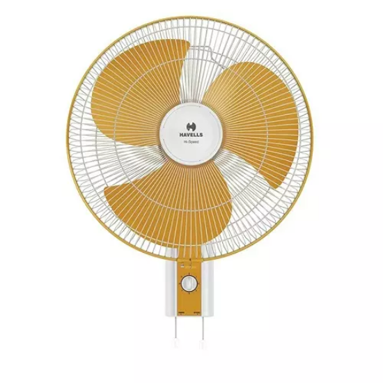 Picture of Havells Marvel Wind HS, 400 mm Wall Fan, White Yellow Colour 