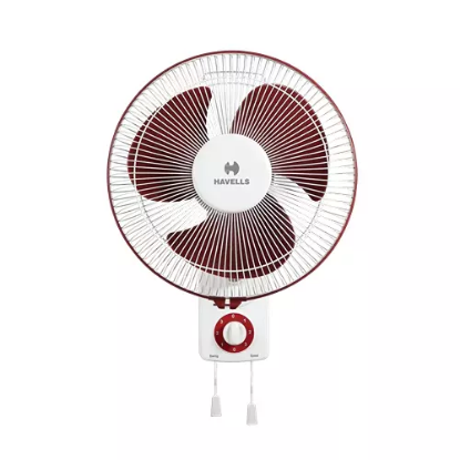 Picture of Havells Accelero - HS / NS, 300 mm Wall Fan, Normal Speed, Red Colour 