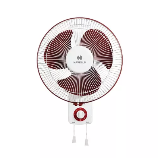 Picture of Havells Accelero - HS / NS, 300 mm Wall Fan, Normal Speed, Red Colour 