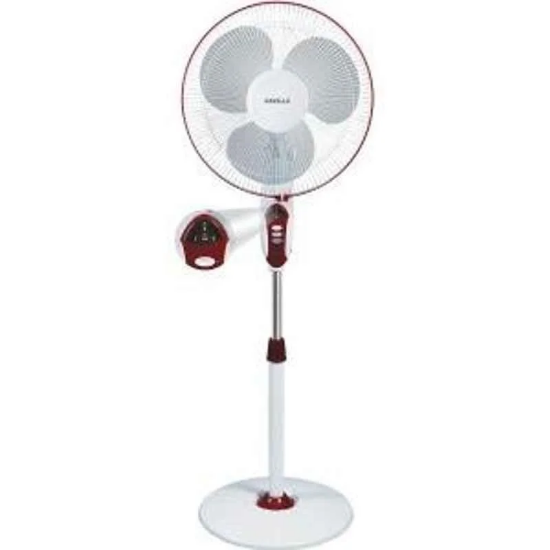 Picture of Havells Sprint LED Remote, 400 mm Pedestal Fan, Wine Red Colour 