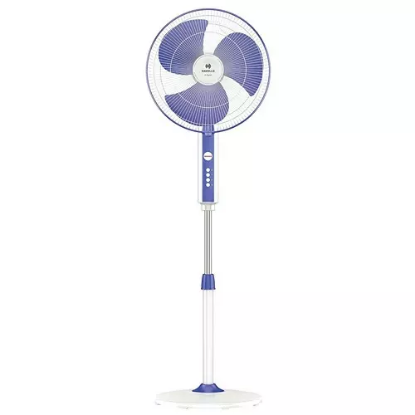 Picture of Havells Marvel Wind HS, 400 mm Pedestal Fan, White Blue Colour 