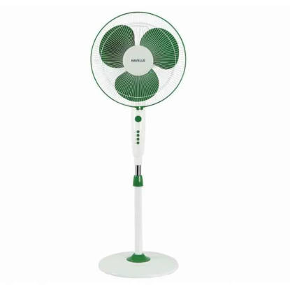 Picture of Havells Trendy, 400 mm Pedestal Fan, Green White Colour 